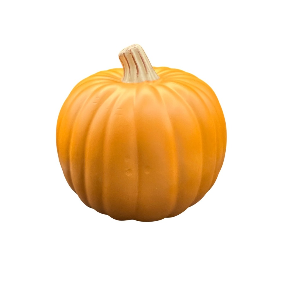 Large Faux Foam Pumpkin Fall Decor Orange Decorative Autumn Halloween